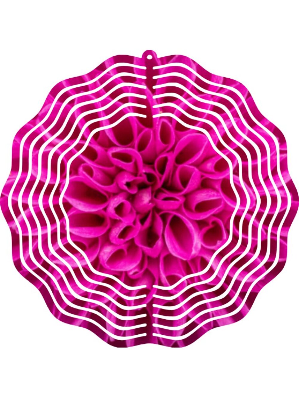 Versatility Wind Spinner 10" Pink Flowers Garden Yard Window Indoor Outdoor Art